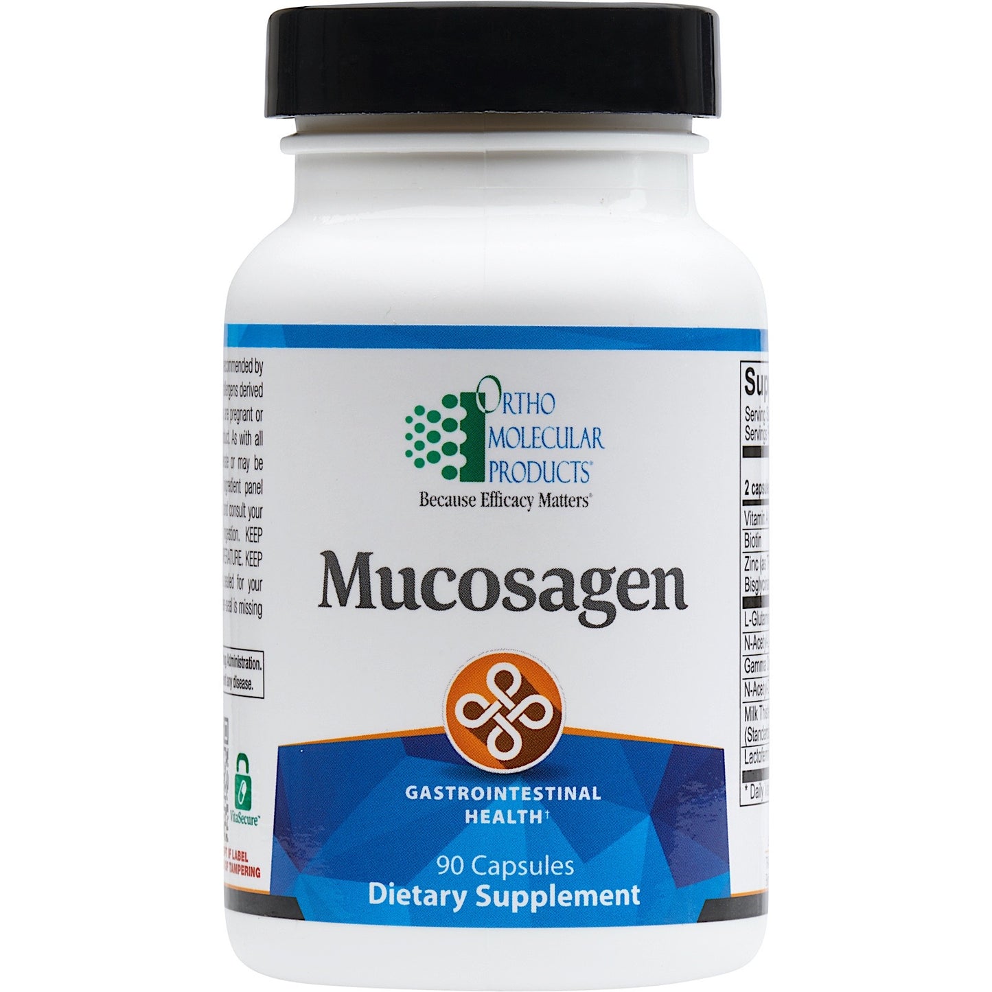 Ortho Molecular, MUCOSAGEN, 90 Capsules UPC 615033005474 | HiLife Vitamins