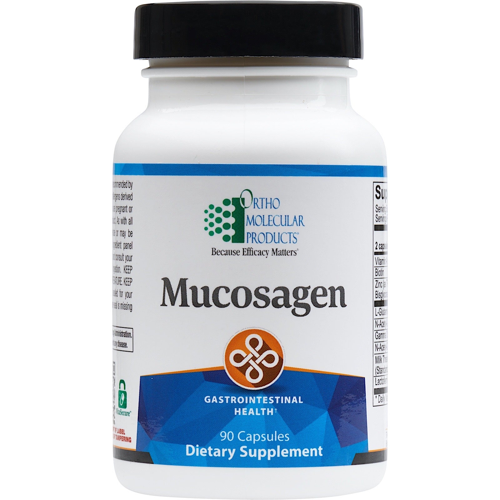 Ortho Molecular, MUCOSAGEN, 90 Capsules UPC 615033005474 | HiLife Vitamins