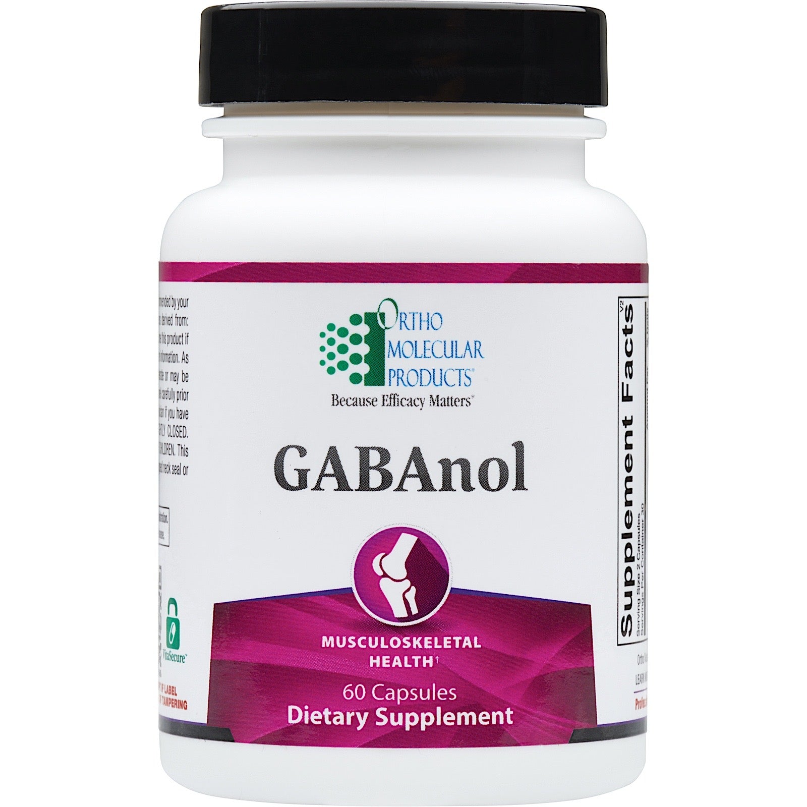 Ortho Molecular, GABANOL, 60 Capsules UPC 615033005559 | HiLife Vitamins