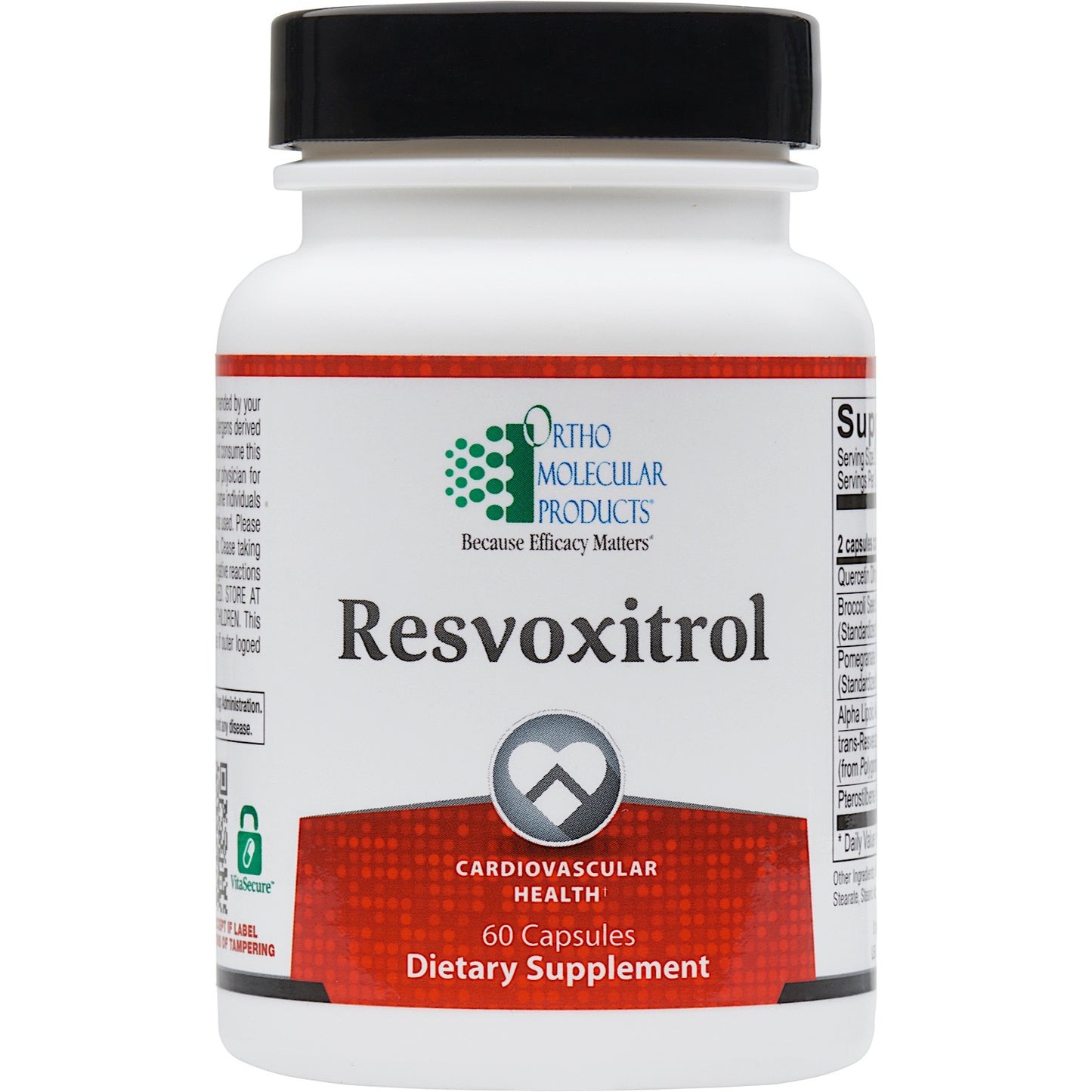 Ortho Molecular, RESVOXITROL, 60 Capsules UPC 615033005863 | HiLife Vitamins