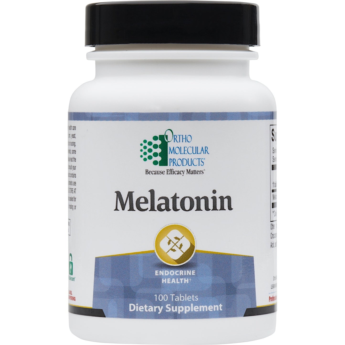Ortho Molecular, MELATONIN, 100 Capsules UPC 615033005948 | HiLife Vitamins