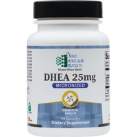 Ortho Molecular, Dhea 25 mg, 90 Capsules UPC 615033005955 | HiLife Vitamins