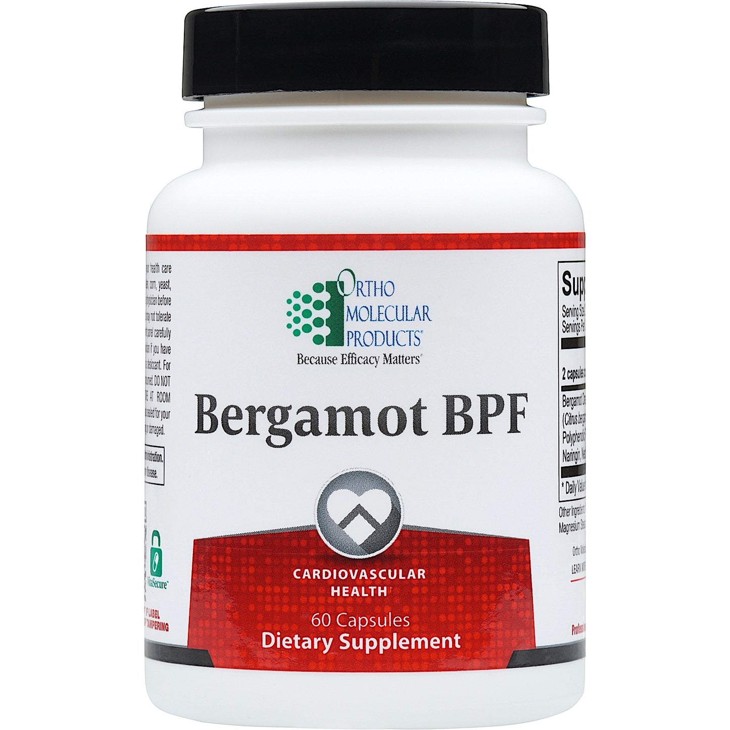 Ortho Molecular, Bergamot BPF, 60 Capsules UPC 615033005986 | HiLife Vitamins