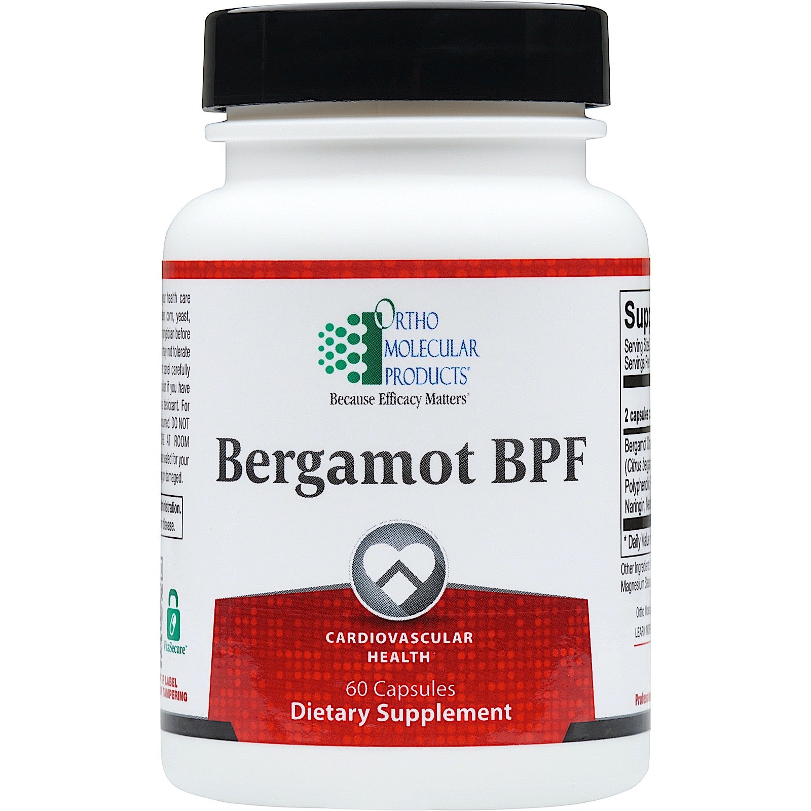 Ortho Molecular, Bergamot BPF, 60 Capsules UPC 615033005986 | HiLife Vitamins