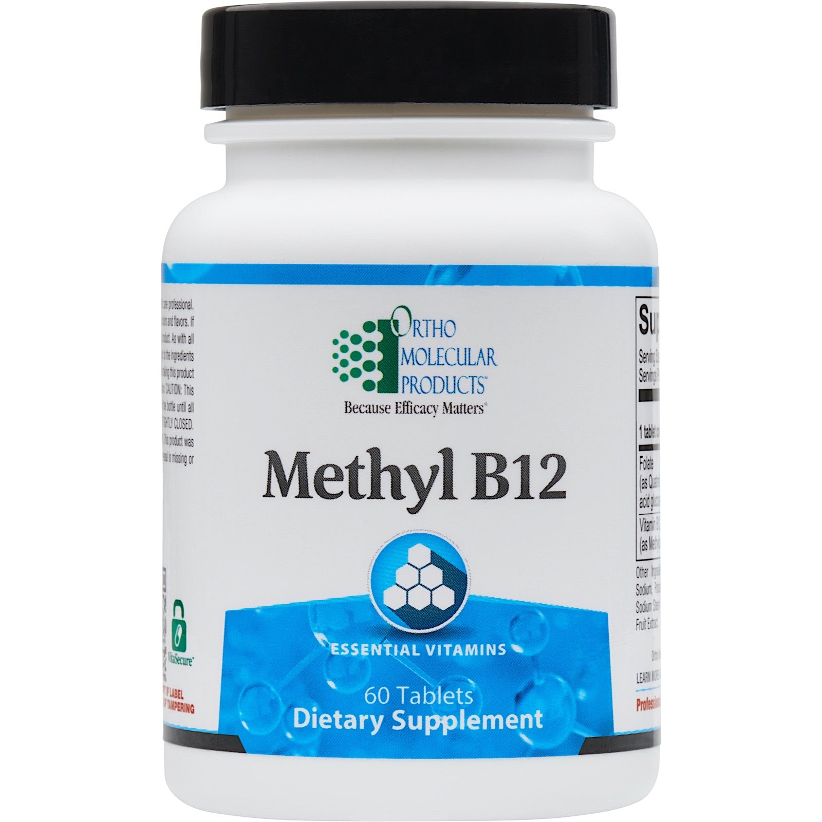 Ortho Molecular, Methyl B12, 60 Tablets UPC 615033005993 | HiLife Vitamins