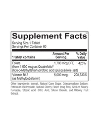 Ortho Molecular, Methyl B12, 60 Tablets UPC 615033005993 | HiLife Vitamins