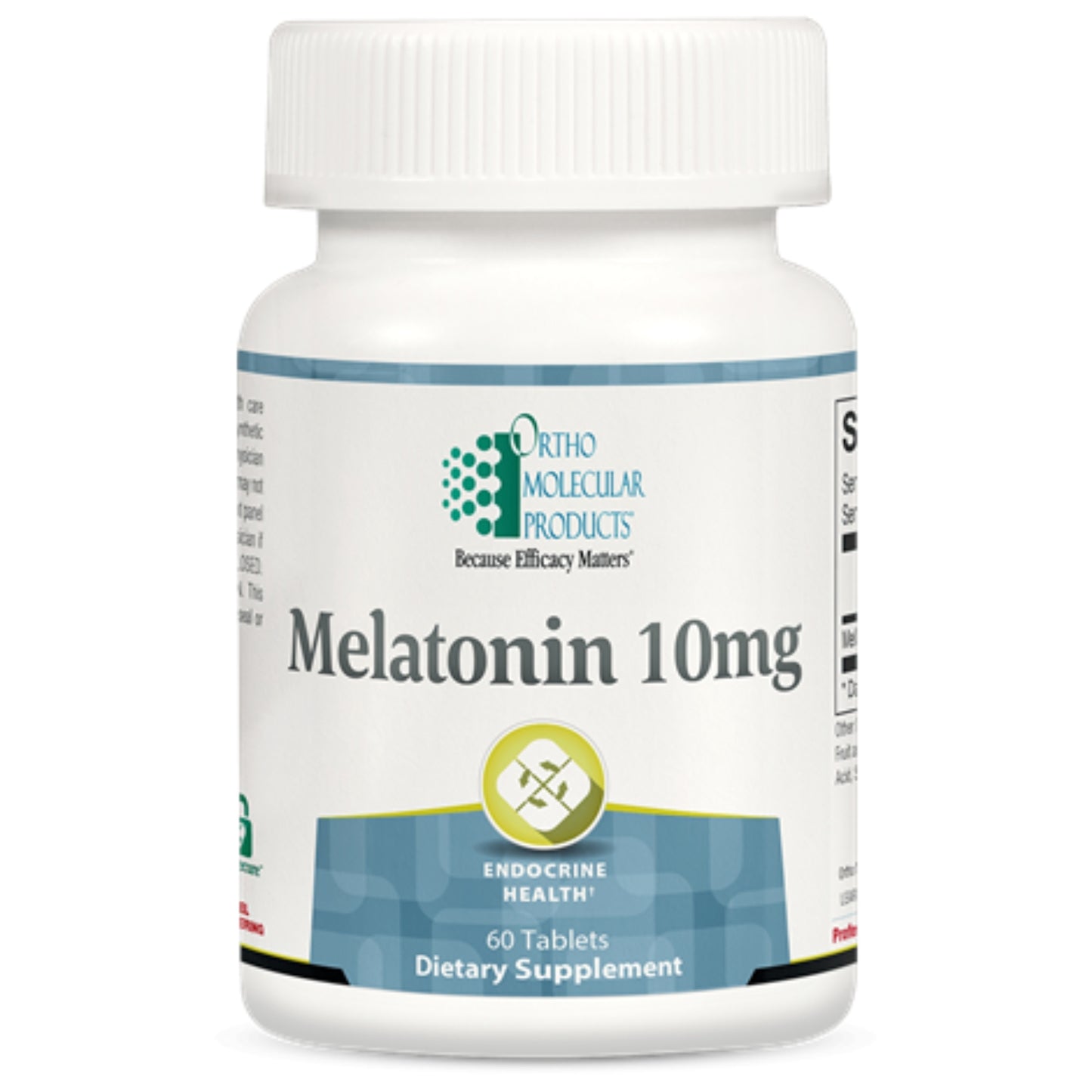 Ortho Molecular, Melatonin 10 mg, 60 Tablets UPC 615033006099 | HiLife Vitamins