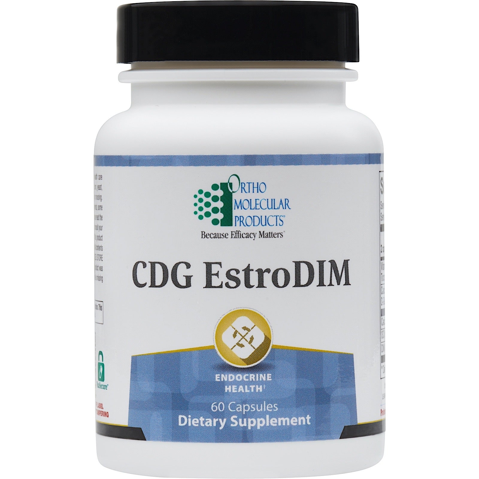 Ortho Molecular, CDG EstroDIM, 60 Capsules UPC 615033006358 | HiLife Vitamins