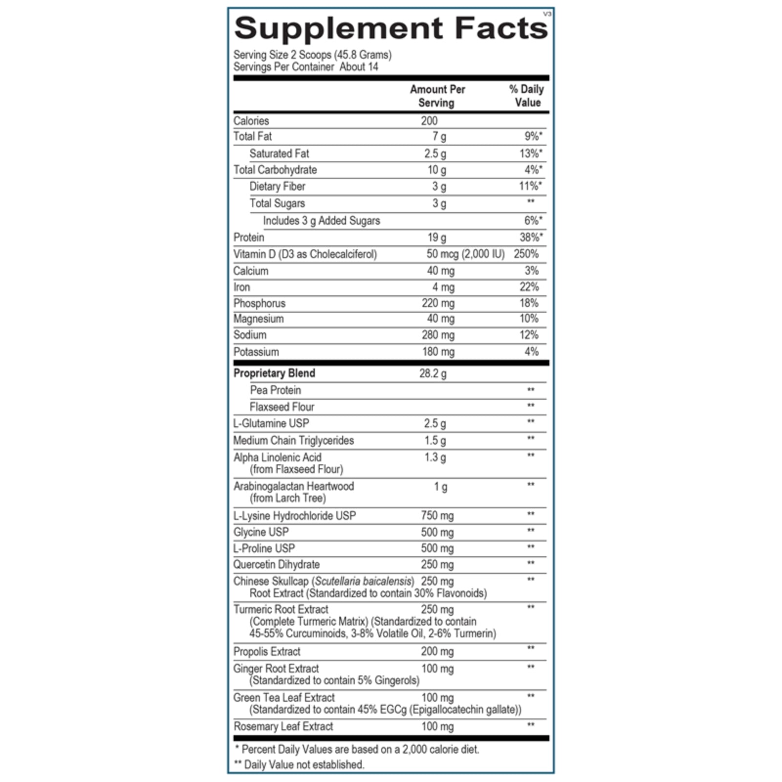 Ortho Molecular, InflammaCORE Vanilla Chai with Pea Protein, 22.6 oz (641.2 g) UPC 615033006747 | HiLife Vitamins