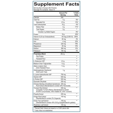 Ortho Molecular, InflammaCORE Vanilla Chai with Pea Protein, 22.6 oz (641.2 g) UPC 615033006747 | HiLife Vitamins