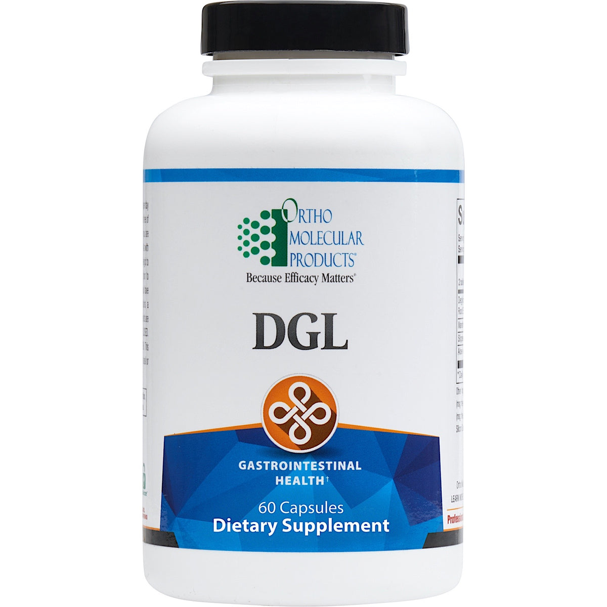 Ortho Molecular, DGL, 60 Capsules UPC 615033007386 | Hilife Vitamins