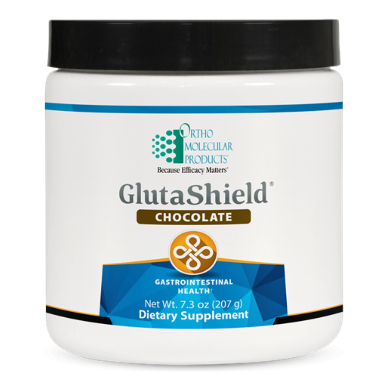 Ortho Molecular, GlutaShield Chocolate, 7.3 oz (207 g) UPC 615033007393 | Hilife Vitamins
