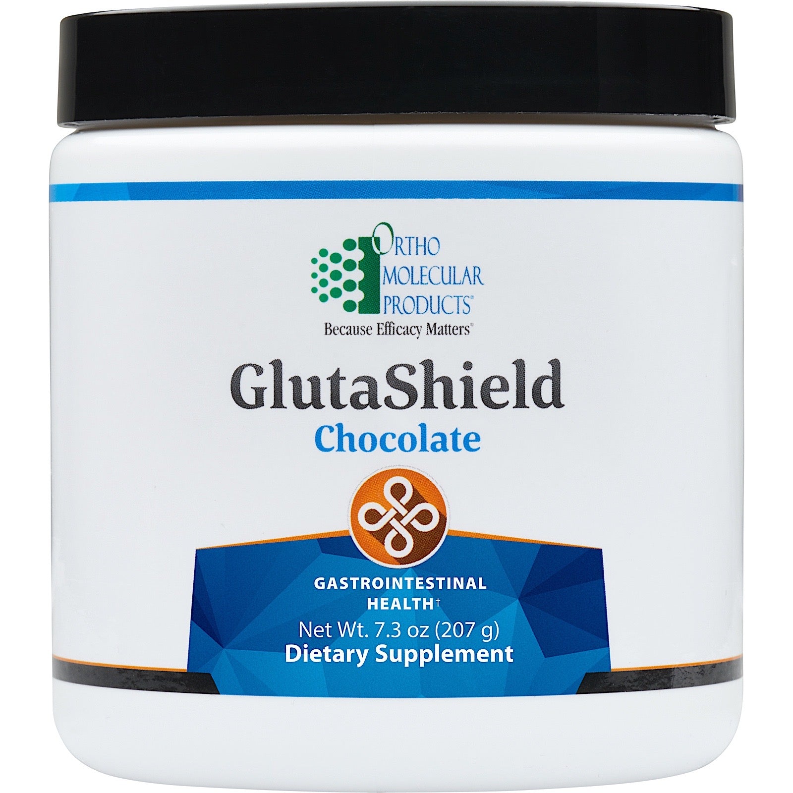 Ortho Molecular, GlutaShield Chocolate, 7.3 oz (207 g) UPC 615033007393 | HiLife Vitamins
