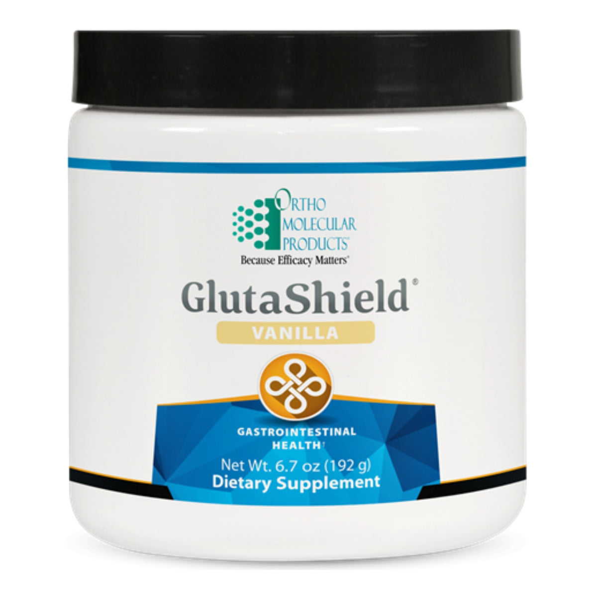 Ortho Molecular, GlutaShield Vanilla, 6.7 oz (192 g) UPC 615033007607 | Hilife Vitamins