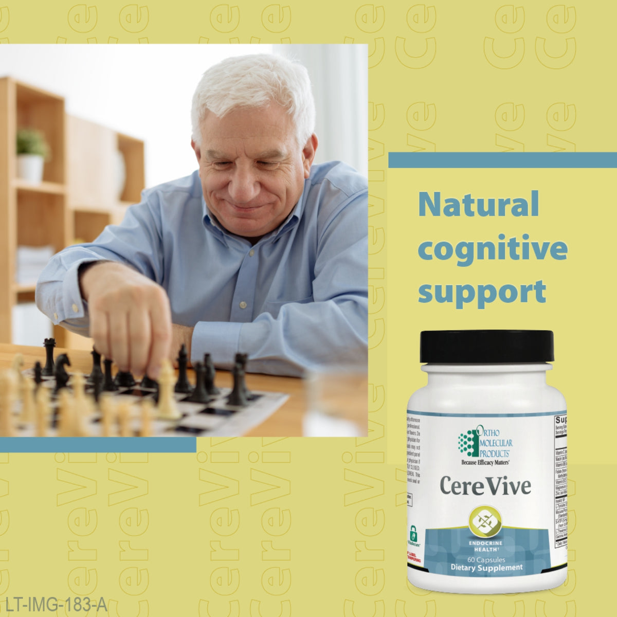 Ortho Molecular, CereVive, 60 Capsules UPC 615033008307 | Hilife Vitamins