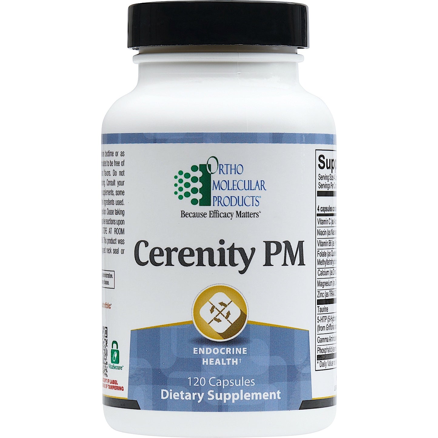 Ortho Molecular, Cerenity Pm, 120 Capsules UPC 615033008321 | HiLife Vitamins