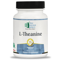 Ortho Molecular, L-Theanine, 60 Capsules UPC 615033008345 | HiLife Vitamins
