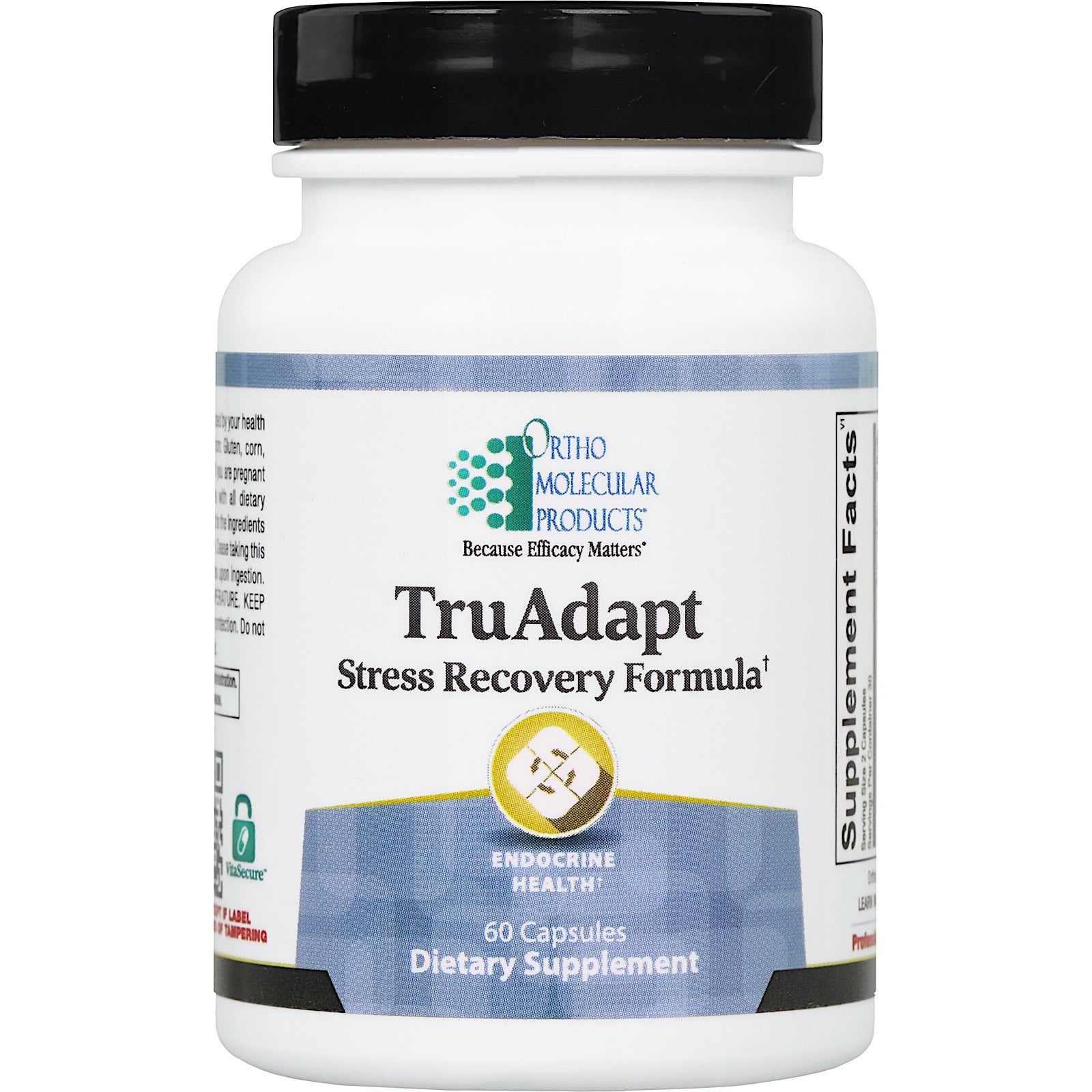 Ortho Molecular, TruAdapt, 60 Capsules UPC 615033009076 | HiLife Vitamins