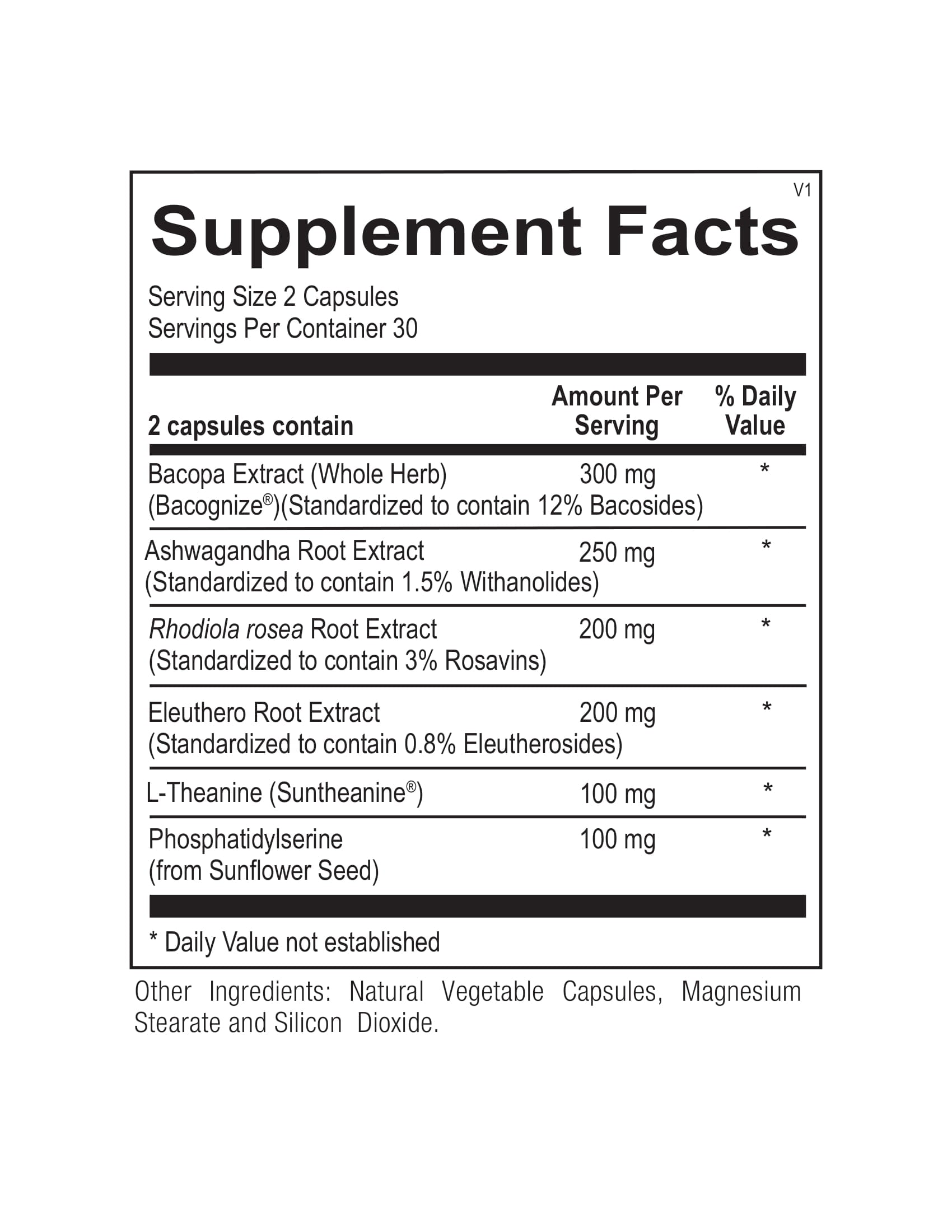 Ortho Molecular, NuAdapt, 60 Capsules UPC 615033009090 | HiLife Vitamins