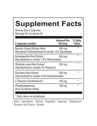 Ortho Molecular, NuAdapt, 60 Capsules UPC 615033009090 | HiLife Vitamins
