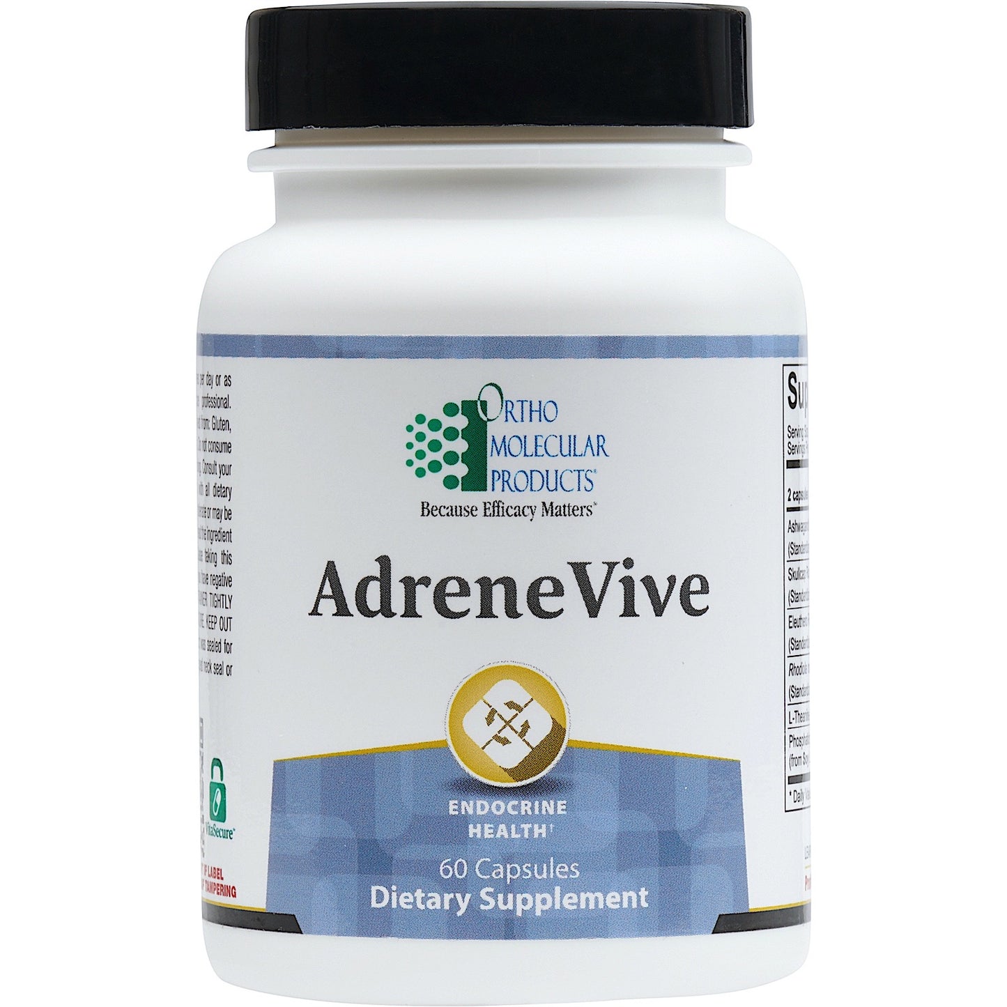 Ortho Molecular, Adrenevive, 60 Capsules UPC 615033009199 | HiLife Vitamins