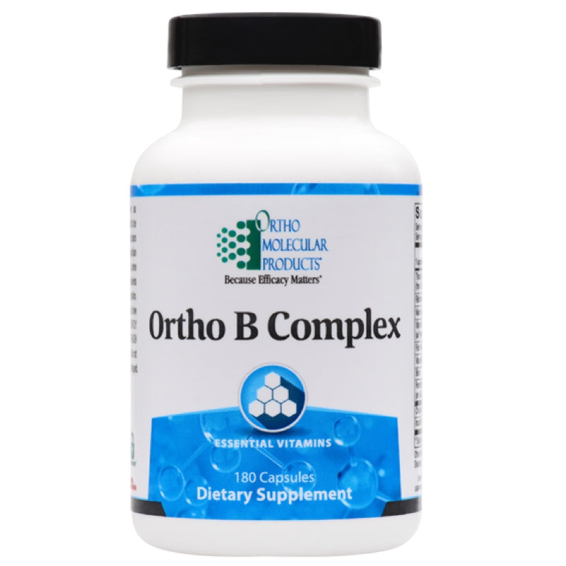 Ortho Molecular, Ortho B Complex, 180 Capsules UPC 615033011109 | HiLife Vitamins