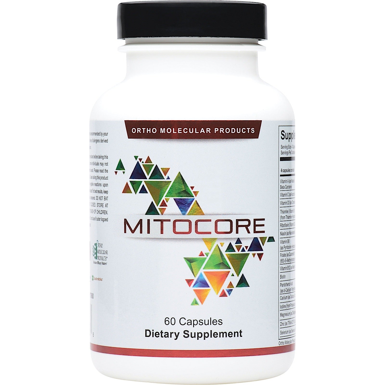 Ortho Molecular, Mitocore, 60 Capsules UPC 615033011178 | HiLife Vitamins