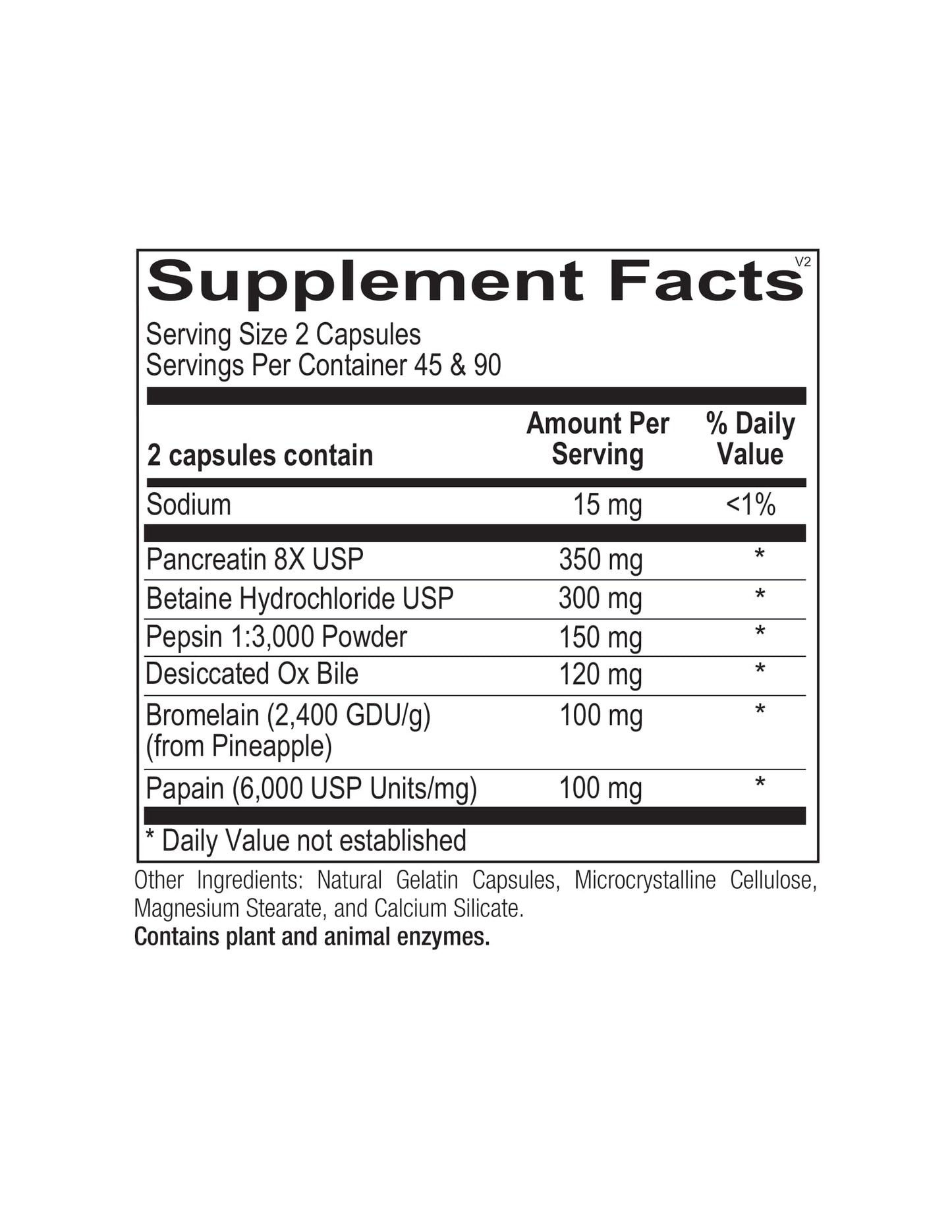 Ortho Molecular, Ortho Digestzyme, 180 Capsules UPC 615033011246 | HiLife Vitamins