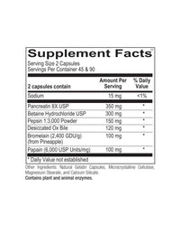 Ortho Molecular, Ortho Digestzyme, 180 Capsules UPC 615033011246 | HiLife Vitamins