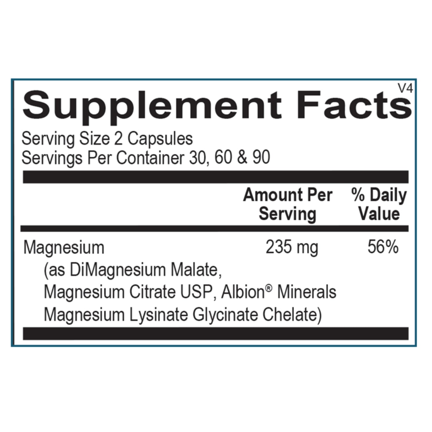Ortho Molecular, Reacted Magnesium, 120 Capsules UPC 615033012502 | HiLife Vitamins