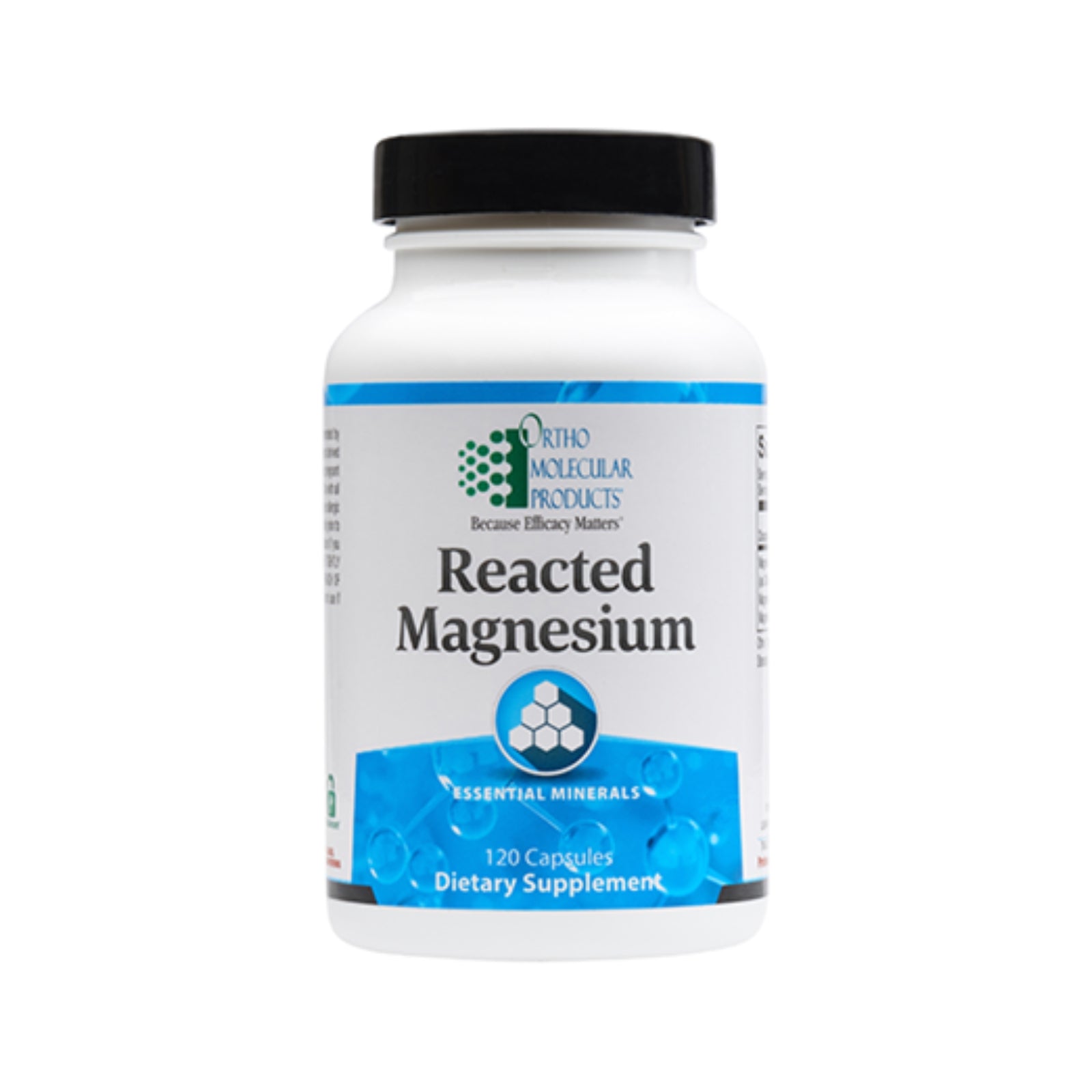 Ortho Molecular, Reacted Magnesium, 120 Capsules UPC 615033012502 | HiLife Vitamins