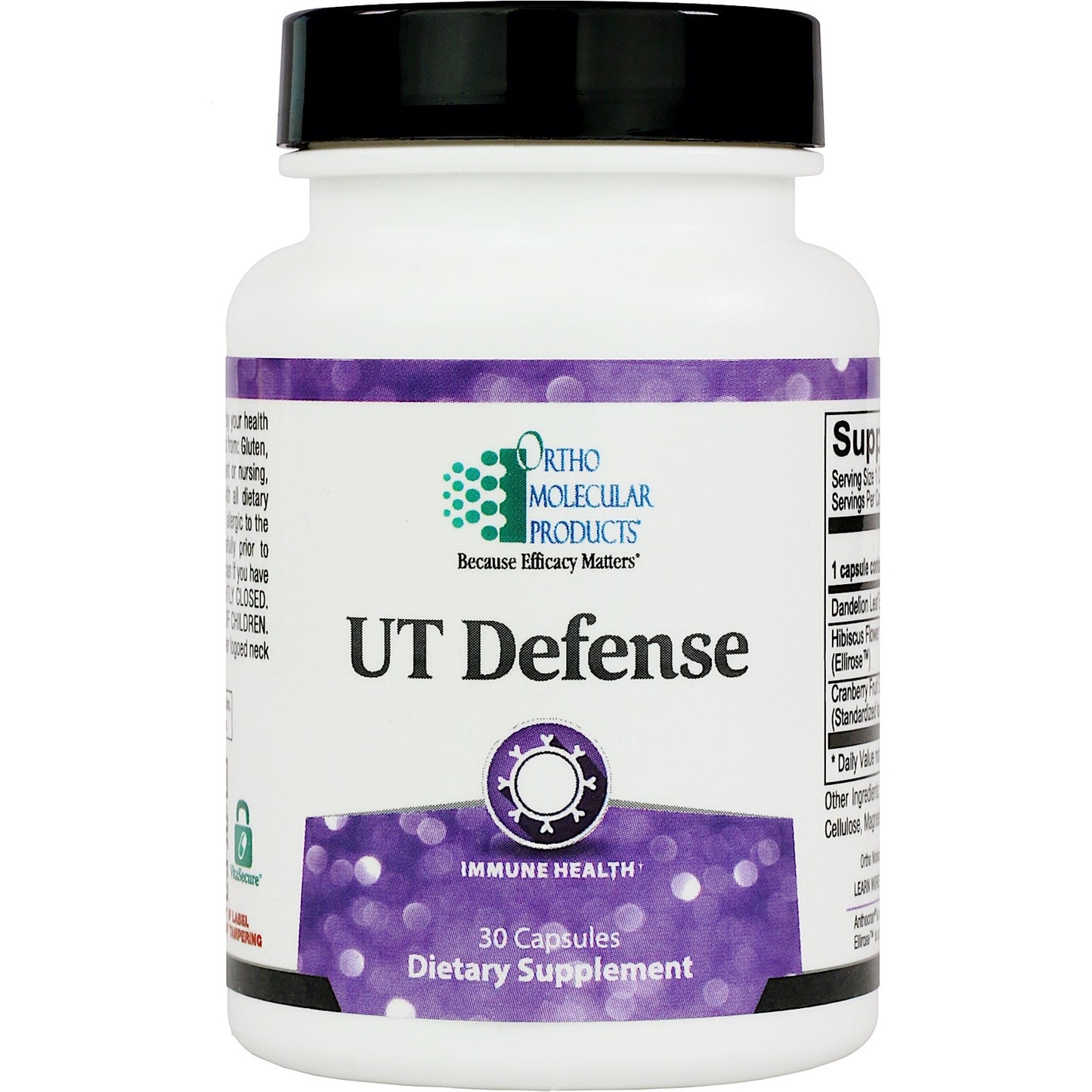 Ortho Molecular, UT DEFENSE, 30 Capsules UPC 615033015008 | HiLife Vitamins