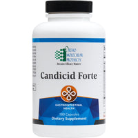 Ortho Molecular, Candicid Forte, 180 Capsules UPC 615033015107 | Hilife Vitamins