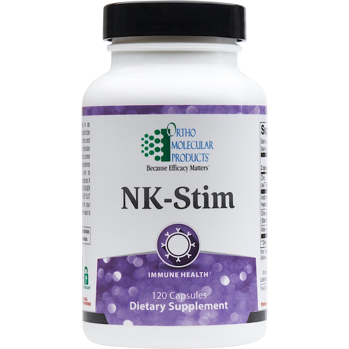 Ortho Molecular, NK-STIM, 120 Capsules UPC 615033015312 | HiLife Vitamins