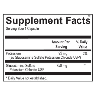 Ortho Molecular, Glucosamine Sulfate, 120 Capsules UPC 615033015411 | Hilife Vitamins