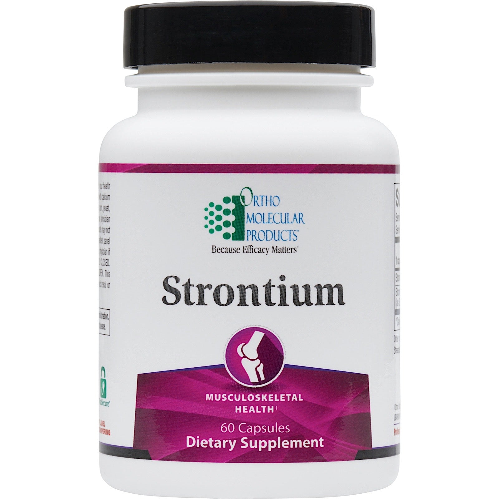 Ortho Molecular, STRONTIUM, 60 Capsules UPC 615033015688 | HiLife Vitamins