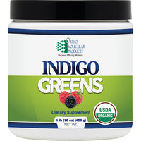 Ortho Molecular, Indigo Greens Powder, 60 servings UPC 615033016135 | Hilife Vitamins