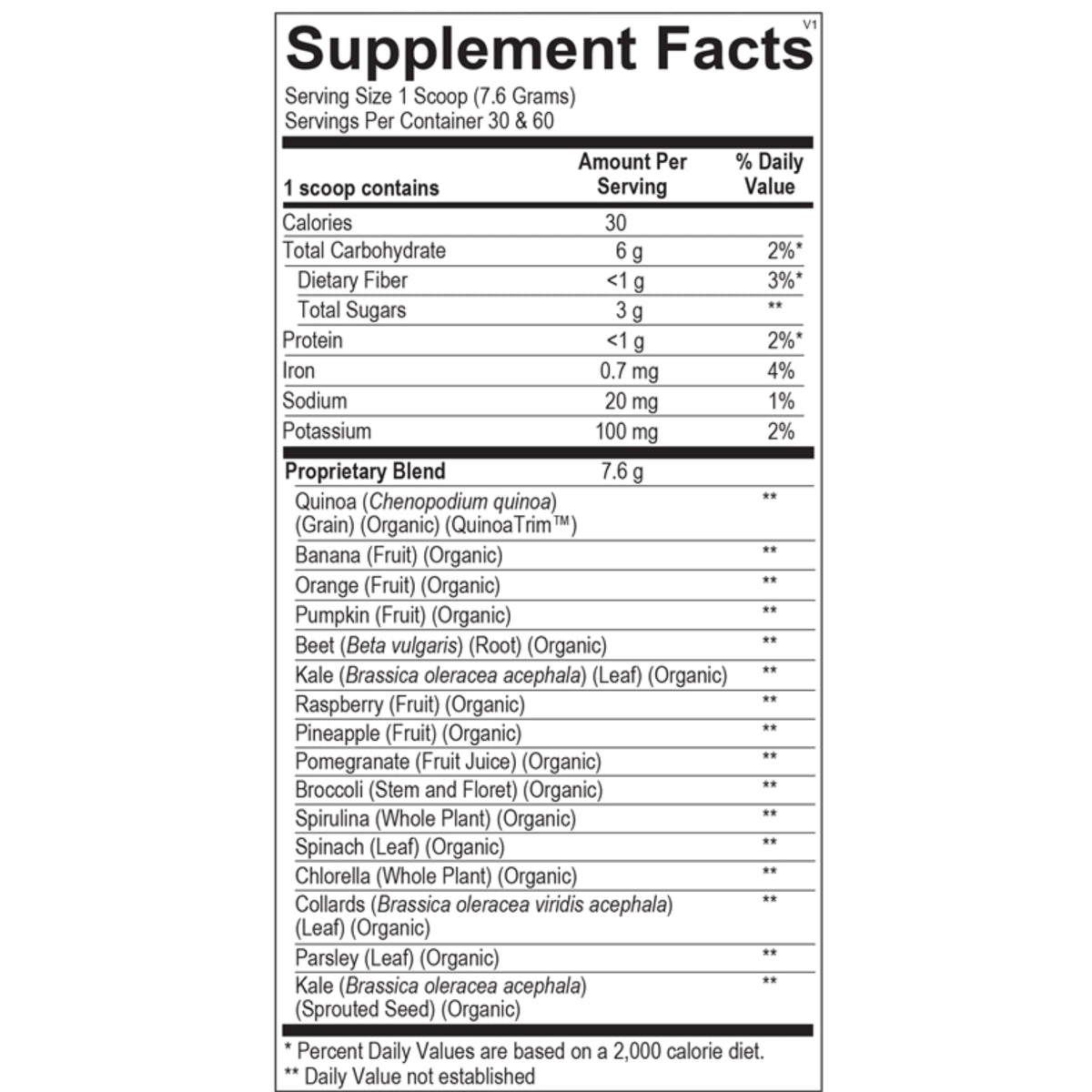 Ortho Molecular, Indigo Greens Powder, 60 servings UPC 615033016135 | Hilife Vitamins