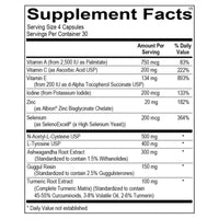 Ortho Molecular, Thyrotain, 120 Capsules UPC 615033016203 | Hilife Vitamins