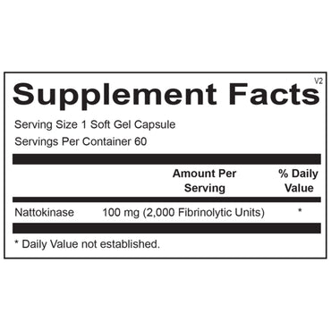 Ortho Molecular, Nattokinase, 60 Softgel Capsules UPC 615033018405 | Hilife Vitamins
