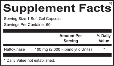 Ortho Molecular, Nattokinase, 60 Softgel Capsules UPC 615033018405 | HiLife Vitamins