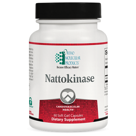 Ortho Molecular, Nattokinase, 60 Softgel Capsules UPC 615033018405 | HiLife Vitamins