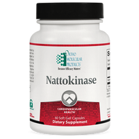 Ortho Molecular, Nattokinase, 60 Softgel Capsules UPC 615033018405 | HiLife Vitamins