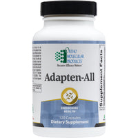 Ortho Molecular, Adapten-All, 120 Capsules UPC 615033019181 | HiLife Vitamins