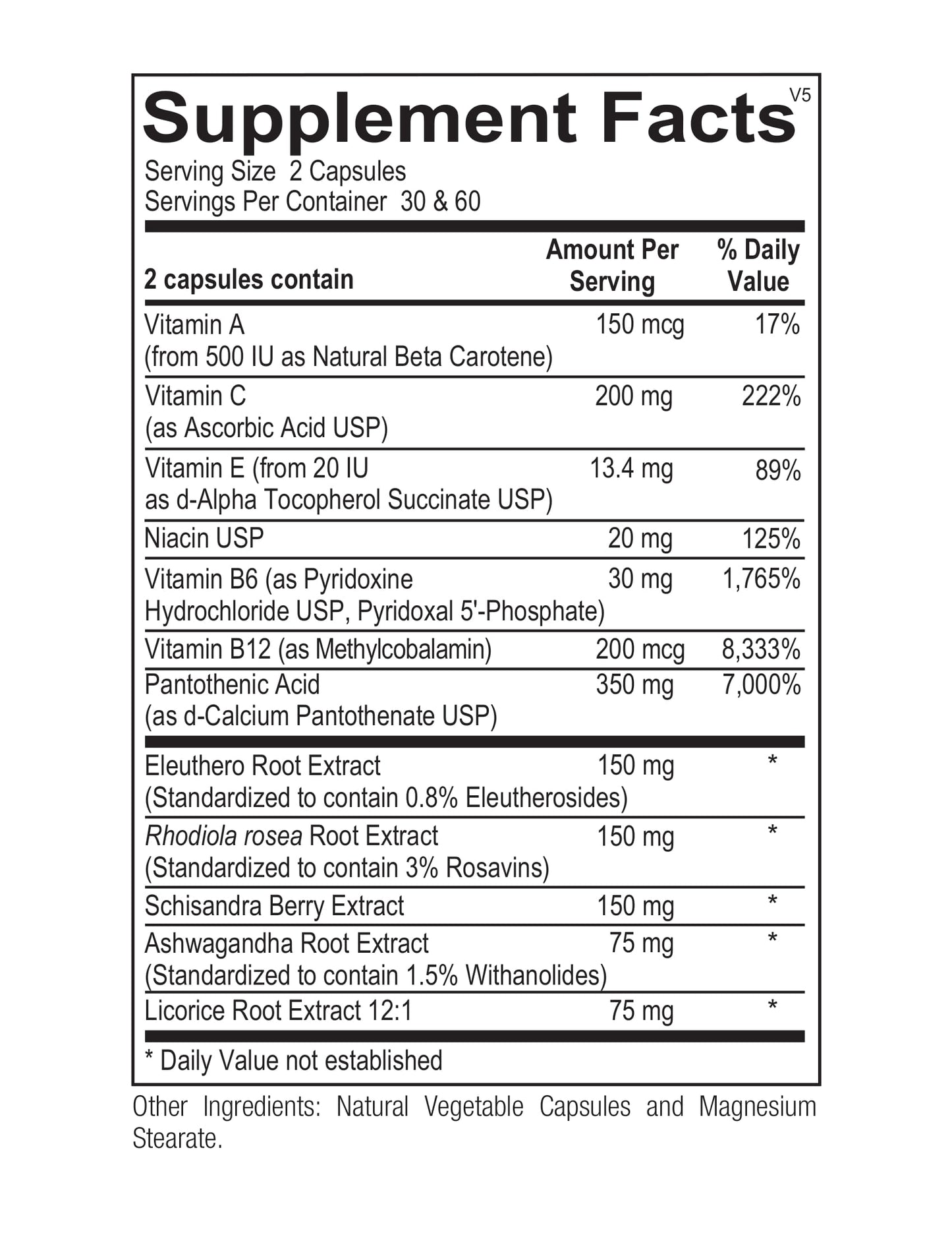 Ortho Molecular, Adapten-All, 120 Capsules UPC 615033019181 | HiLife Vitamins