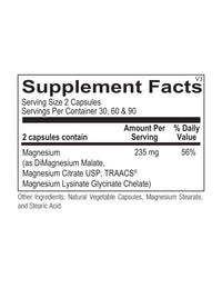 Ortho Molecular, Reacted Magnesium, 180 Capsules UPC 615033022501 | HiLife Vitamins