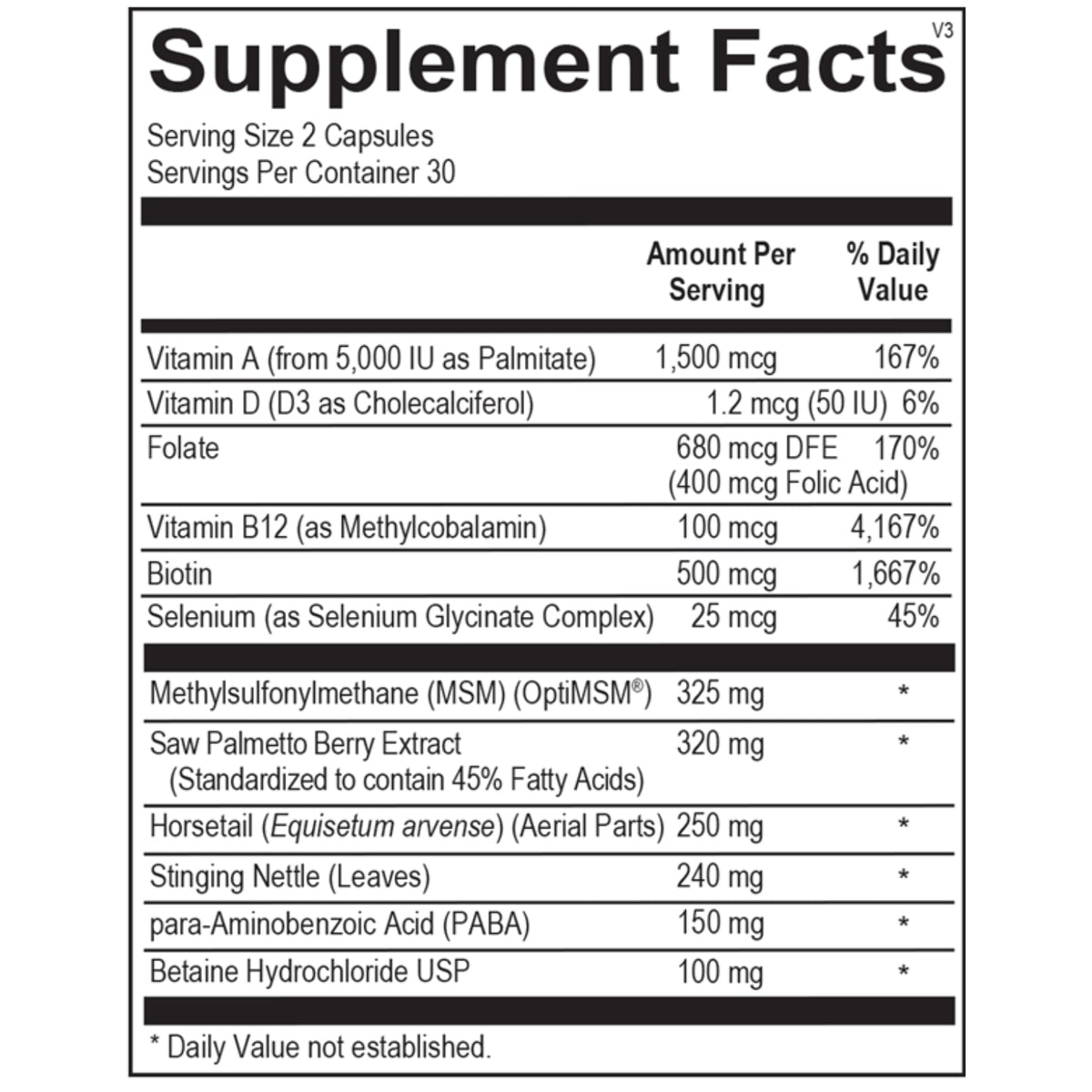 Ortho Molecular, Cosmedix, 60 Capsules UPC 615033025502 | Hilife Vitamins