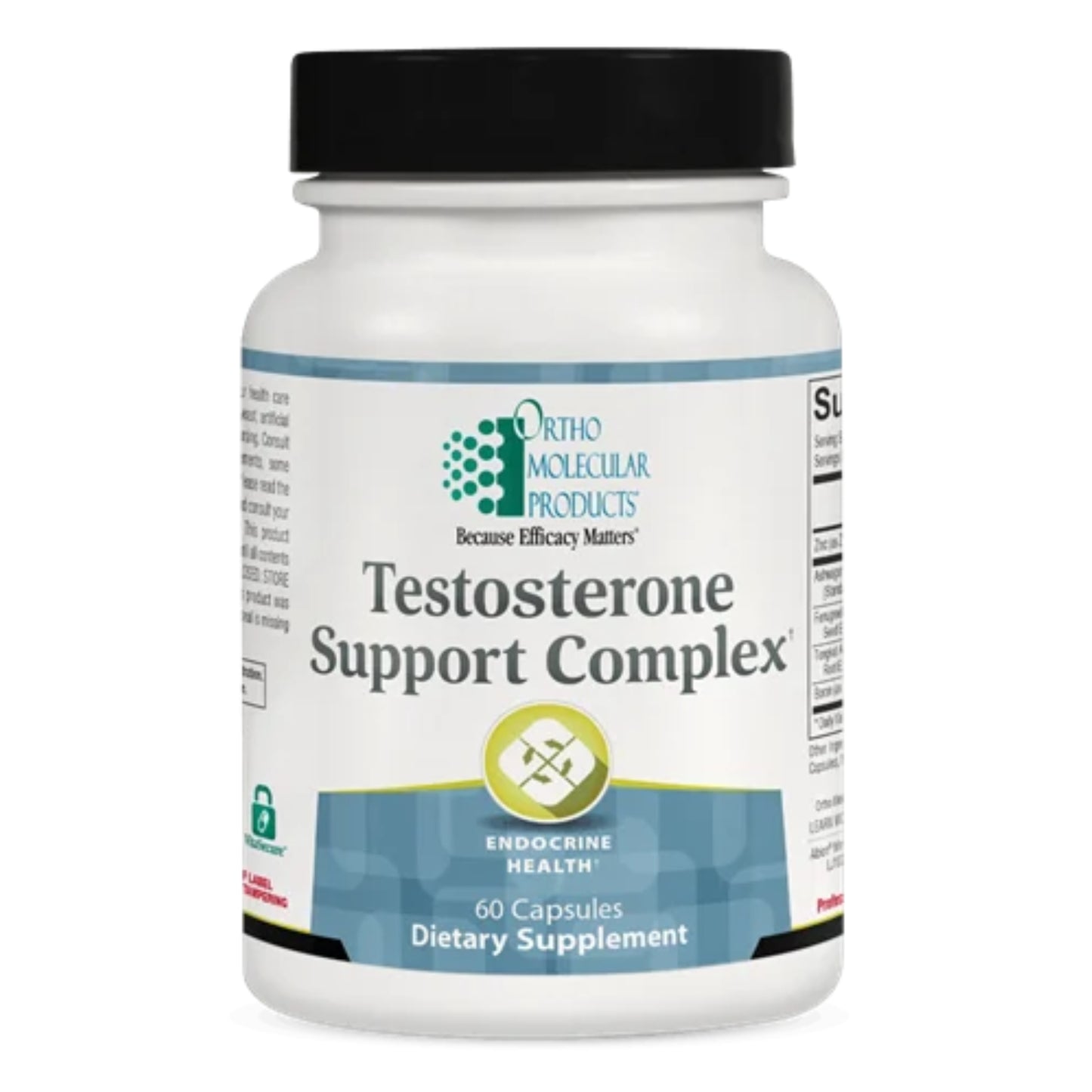 Ortho Molecular, Testosterone Support Complex, 60 Capsules UPC 615033027247 | Hilife Vitamins