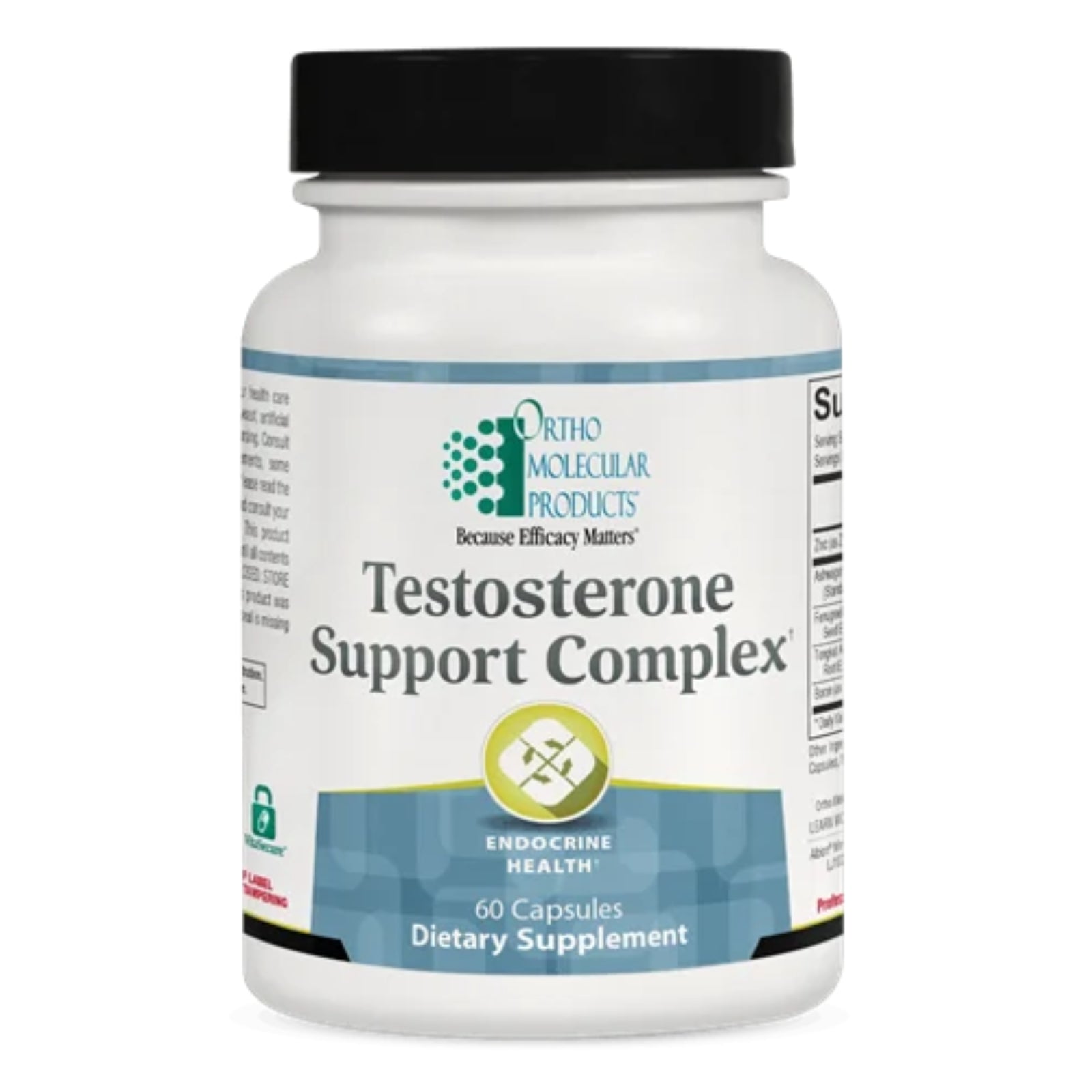 Ortho Molecular, Testosterone Support Complex, 60 Capsules UPC 615033027247 | Hilife Vitamins