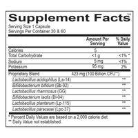 Ortho Molecular, Ortho Biotic 100, 60 Capsules UPC 615033044749 | HiLife Vitamins
